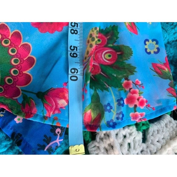 NEW IBIZA HIPPIE FLORAL PATCHWORK DRESS - Picture 4 of 8